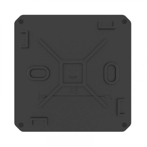 Коробка ответвительная с 8+2 кабельными вводами d20/20мм IP55 70х70х40мм черн. DKC 53770B фото 3