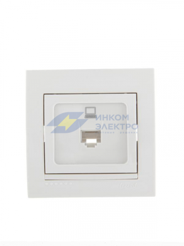 Розетка компьютерная СП Deriy RJ45 бел. LEZARD 702-0202-139