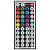 Контроллер для светодиодной ленты с радио пультом RGBController-12/24V-216/432W-IP20-RF Эра Б0061112