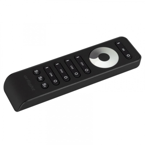 Пульт SMART-R33-DIM Black (4 канала 2.4G) (IP20 пластик) Arlight 032941 Пульт SMART-R33-DIM Black (4 канала 2.4G) (IP20 пластик) Arlight 032941