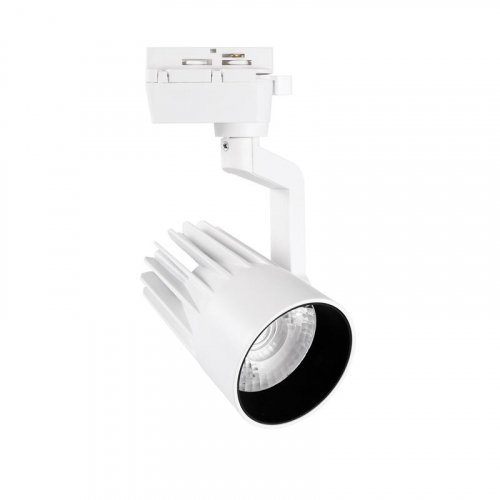 Светильник-прожектор светодиодный трековый ULB-Q274 30W/4000K WHITE 30Вт 4000К 3000лм бел. Volpe UL-00005925 Светильник-прожектор светодиодный трековый ULB-Q274 30W/4000K WHITE 30Вт 4000К 3000лм бел. Volpe UL-00005925