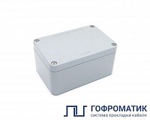 Коробка ответвительная 120х80х60 IP66/IP67 алюм. ГОФРОМАТИК zeta30392