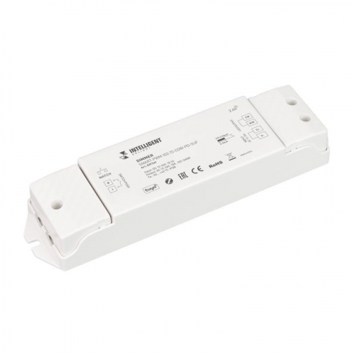 Диммер SMART-PWM-102-72-CDW-PD-SUF (12-36В 2х5А ZB 2.4G) IP20 пластик INTELLIGENT ARLIGHT 037341 Диммер SMART-PWM-102-72-CDW-PD-SUF (12-36В 2х5А ZB 2.4G) IP20 пластик INTELLIGENT ARLIGHT 037341