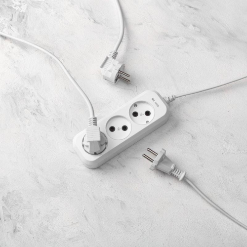 Удлинитель 3х5м без заземл. 2х0.75 бел. PROCONNECT 13-4207 фото 2 Удлинитель 3х5м без заземл. 2х0.75 бел. PROCONNECT 13-4207 фото 2