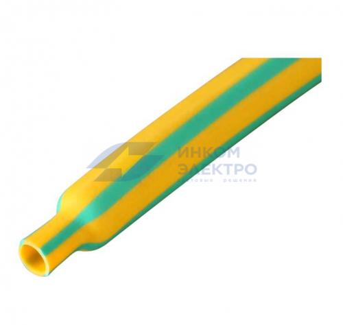 Трубка термоусадочная ТУТнг-LS-60/30 желт./зел. (уп.10м) КВТ 65408