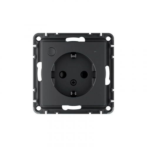 Розетка AtlasDesign Smart 16А L+N с заземл. защ. шторки Zigbee механизм карбон SE ATN001045Z фото 7