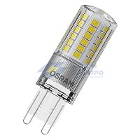 Лампа светодиодная LED Star PIN 4.8Вт прозрачная 4000К нейтр. бел. G9 600лм 220-240В угол пучка 320град. (замена 48Вт) OSRAM 4058075432482