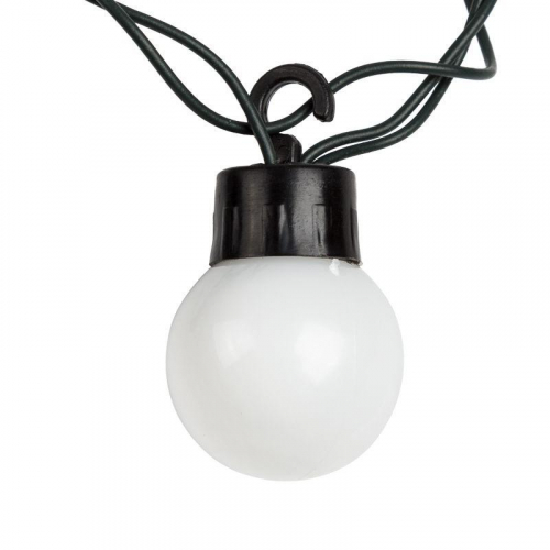 Гирлянда светодиодная "Шарики" 5м d30мм 25LED RGB 6Вт 220-240В IP20 провод ПВХ темн. зел. Neon-Night 303-569 фото 7