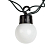 Гирлянда светодиодная "Шарики" 5м d30мм 25LED RGB 6Вт 220-240В IP20 провод ПВХ темн. зел. Neon-Night 303-569