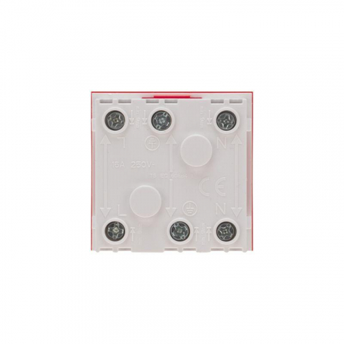 Розетка 16А 45х45 CEE 7/4 2К+3 красн. Rexant 11-8978 фото 3 Розетка 16А 45х45 CEE 7/4 2К+3 красн. Rexant 11-8978 фото 3