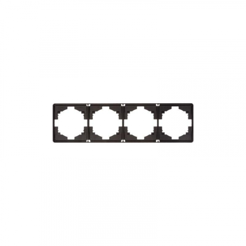 Рамка 4-м ROUND MIELE оникс Kranz KR-78-0754-3 Рамка 4-м ROUND MIELE оникс Kranz KR-78-0754-3