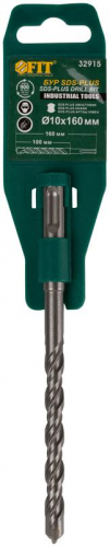 Бур по бетону SDS PLUS с двойн. резьбой 10х160мм FIT 32915 фото 3