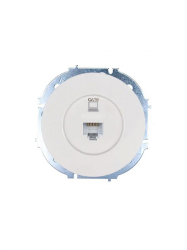 Розетка компьютерная СП OSEN RJ45 кат.6 механизм бел. LEZARD 743-0288-140 Розетка компьютерная СП OSEN RJ45 кат.6 механизм бел. LEZARD 743-0288-140