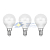 Лампа светодиодная 9.5Вт GL шар 2700К E14 903лм (уп.3шт) Rexant 604-037-3