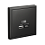 Розетка USB ArtGallery тип A+C 45Вт QC PD высокоскор. ЗУ механизм базальт SE GAL001429