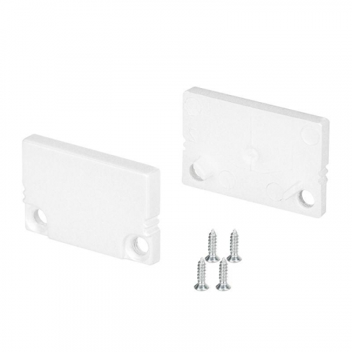 Заглушка SL-SLIM20-H13 WHITE глухая пластик Arlight 037534