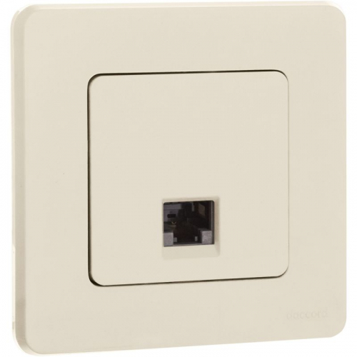 Розетка компьютерная СП Inspiria RJ45 кат.5E UTP IP20 сл. кость IEK 673826 фото 3 Розетка компьютерная СП Inspiria RJ45 кат.5E UTP IP20 сл. кость IEK 673826 фото 3