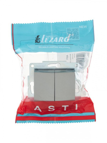 Выключатель 2-кл. 1п СП ASTI 10А IP20 механизм платина. LEZARD 7081-3588-101 фото 4 Выключатель 2-кл. 1п СП ASTI 10А IP20 механизм платина. LEZARD 7081-3588-101 фото 4