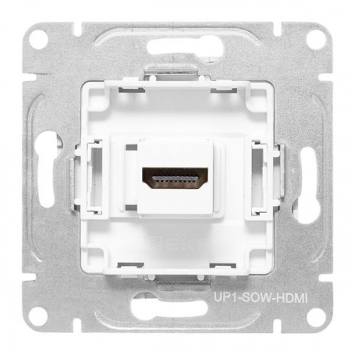Розетка СП Эпика HDMI механизм бел. EKF UP1-SOW-HDMI фото 4 Розетка СП Эпика HDMI механизм бел. EKF UP1-SOW-HDMI фото 4