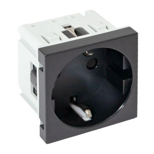 Розетка 45х45 с зазем. с защ. шторками 90град. черн. матов. EKF E2MR16-028-30 фото 6 Розетка 45х45 с зазем. с защ. шторками 90град. черн. матов. EKF E2MR16-028-30 фото 6
