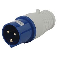 Вилка переносная 013 2Р+РЕ 16А 220В IP44 Эра Б0032849