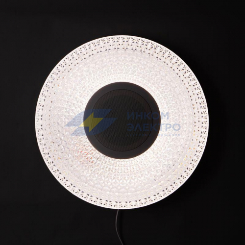 Светильник светодиодный Satori Melody 2700-6500К настенно-потолочный RGB Bluetooth Sound с пультом и APP Rexant 624-001 фото 6