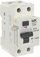 Выключатель дифференциального тока (УЗО) 2п 63А 100мА тип A-S ВДТ R10N ARMAT IEK AR-R10N-2-063AS100