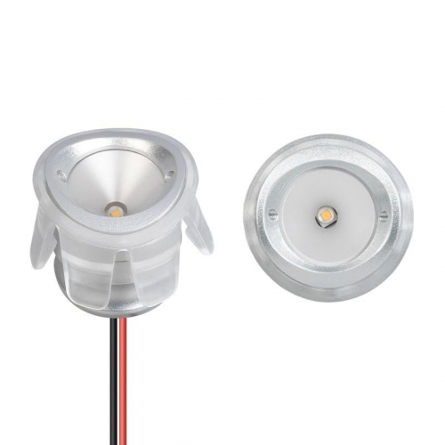 Светильник ALT-LODESTAR-HANDRAIL-R27-1.5W Warm3000 GR 70deg 12-24В 1.5Вт 3000К IP67 ландшафтный метал. Arlight 045491
