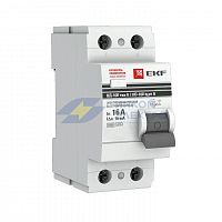 Выключатель дифференциального тока (УЗО) 2п 16А 10мА тип A ВД-100 (электромех.) PROxima EKF elcb-2-16-10-em-a-pro