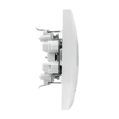 Розетка 2-м СП Валенсия 10А IP20 без заземл. защ. шторки бел. PROxima EKF EWR10-102-10 фото 4