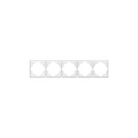 Рамка 5-м ROUND MIELE перламутр Kranz KR-78-0755-1