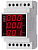 Указатель тока WT-3 (трехфазный; 0-20А; цифровая индикация; монтаж на DIN-рейке 35мм 50-264В AC/DC IP20) F&F EA04.008.006