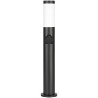 Светильник Беллона GBF-103-1-BL-0650 Е27 IP54 230В напольн. уличный с розеткой черн. Эра Б0071048