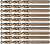 Набор сверл по металлу ПРОФИ/Profi 6.5х101мм с кобальтом 5% (уп.10шт) Cutop 48-65-10