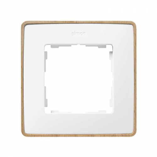 Рамка 1-м Simon82 Detail дерево/бел. (100% Бук) Simon 8201610-270 Рамка 1-м Simon82 Detail дерево/бел. (100% Бук) Simon 8201610-270