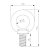 Светильник светодиодный SPP-402-0-50K-150 150Вт 15000лм 5000К Кп<2% КСС Д DOB IP65LED (High Bay) подвесной для высоких пролетов Эра Б0046669