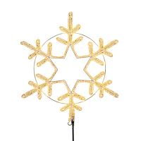 Фигура светодиодная "Снежинка большая" 55х55см 180LED тепл. бел. 22Вт 220-240В IP65 дюралайт Neon-Night 501-324