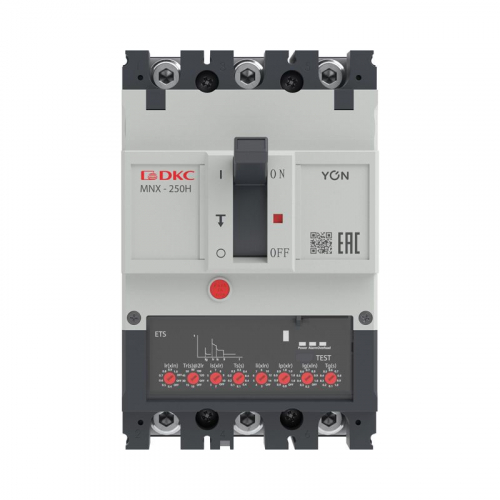 Выключатель автоматический 4P 100А 70кА pro MNX250L при AC415V расцепитель ETS YON MNX250L4PETS0100 фото 2