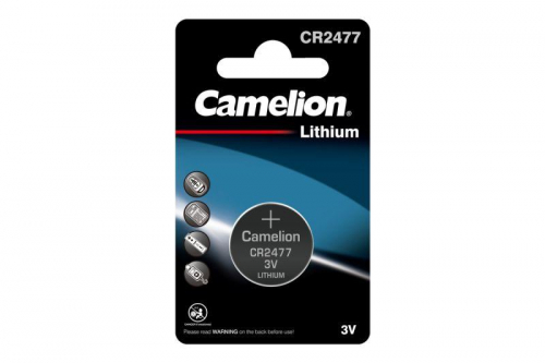 Элемент питания литиевый CR2477 BL-1 (блист.1шт) Camelion 8660 фото 3 Элемент питания литиевый CR2477 BL-1 (блист.1шт) Camelion 8660 фото 3