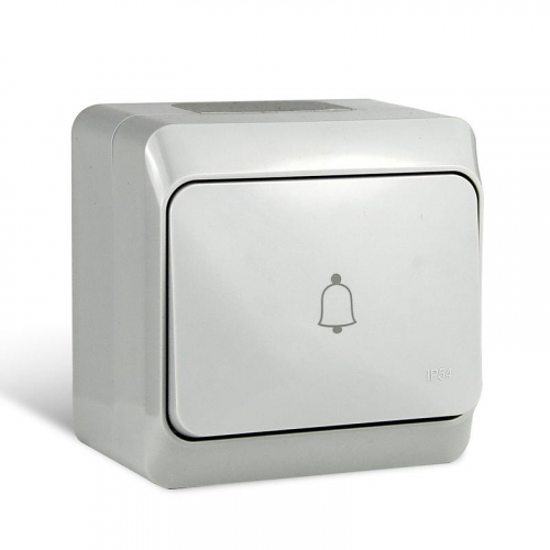 Кнопка звонка ОП Nix 10А IP54 250В сер. TOKOV ELECTRIC TKE-NX-DB-C06-IP54 фото 3 Кнопка звонка ОП Nix 10А IP54 250В сер. TOKOV ELECTRIC TKE-NX-DB-C06-IP54 фото 3