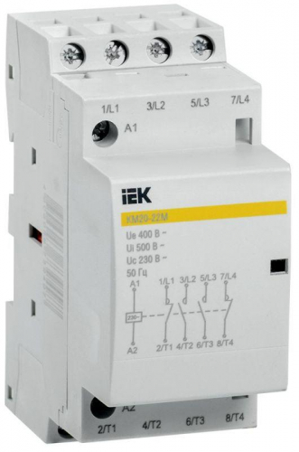 Контактор модульный КМ20-22М AC KARAT IEK MKK11-20-22