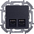 Розетка компьютерная 2-м СП Inspiria RJ45 кат.5E UTP IP20 антрацит IEK 673838