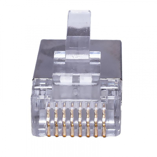 Коннектор 8P8C F/UTP кат.5E RJ-45 (DIY) (уп.10шт) SUPRLAN 10-0231-1 фото 2 Коннектор 8P8C F/UTP кат.5E RJ-45 (DIY) (уп.10шт) SUPRLAN 10-0231-1 фото 2