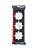 Рамка 3-м ZIMA горизонт. черн. бархат LEZARD 704-4200-148