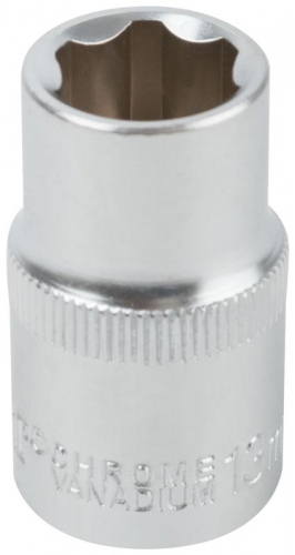 Головка шестигранная CrV 1/2дюйм 13мм FIT 62043 фото 2 Головка шестигранная CrV 1/2дюйм 13мм FIT 62043 фото 2