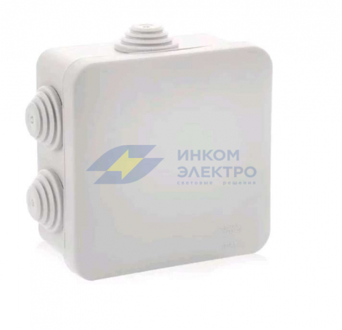 Коробка распределительная ОП 70х70х40мм 7 вводов IP55 бел. Ruvinil 67030Б Коробка распределительная ОП 70х70х40мм 7 вводов IP55 бел. Ruvinil 67030Б