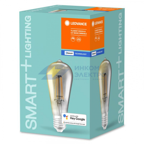 Лампа светодиодная SMART+ Filament Edison Dimmable 44 6Вт/2700К E27 LEDVANCE 4058075486140 фото 2