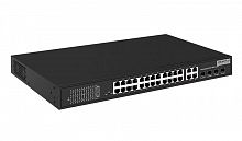 Коммутатор PoE SW-62444(400Вт) Fast Ethernet на 24хRJ45 портов + 4хGE Combo uplink порта OSNOVO 13236