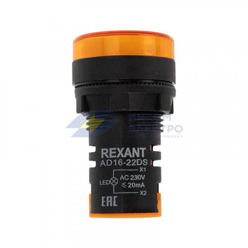 Матрица светодиодная AD22-230 В желт. Rexant 36-4742 Матрица светодиодная AD22-230 В желт. Rexant 36-4742