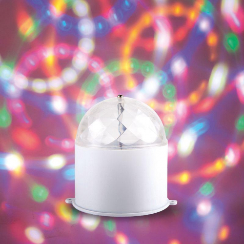 Лампа светодиодная "Диско" 6Вт шар 3LED RGB 230В IP20 в компакт. корпусе Neon-Night 601-252 фото 2